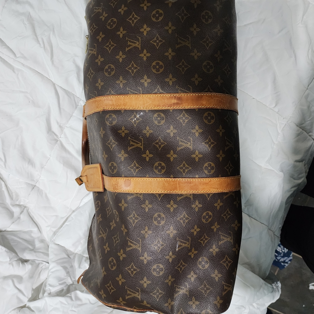 Authentic Louis Vuitton Brown and Gold Carry On Bag Monogram Canvas - Picture 7 of 16
